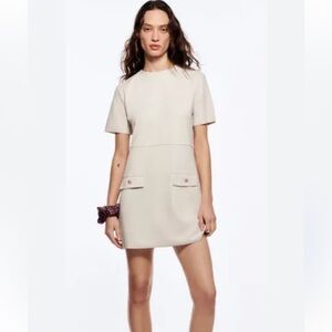 Zara Faux Suède Dress